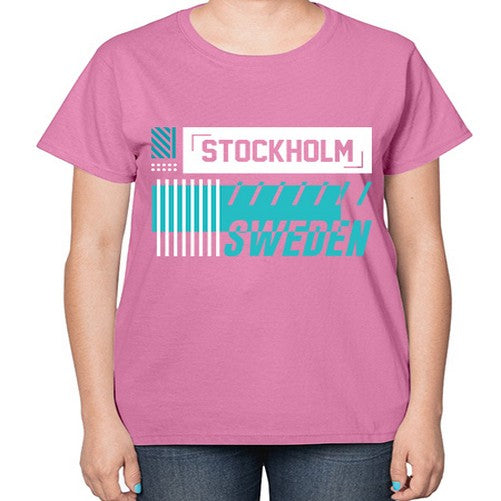 Stockholm 1893# - cities-  Ladies T-Shirt