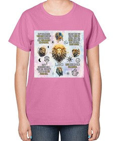 Straight Leo 473# - leo-  Ladies T-Shirt