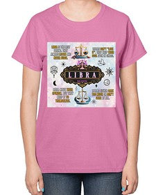 Straight Libra 474# - libra-  Ladies T-Shirt