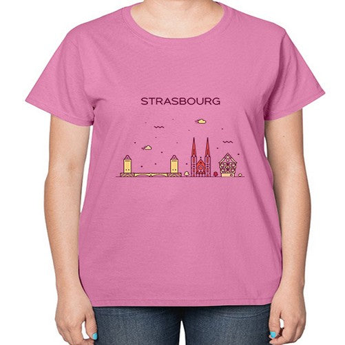 Strasbourg 1898# - cities-  Ladies T-Shirt