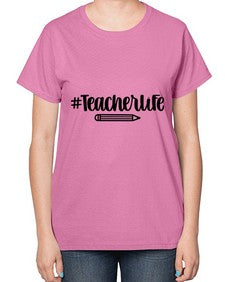 Teacher Life Style 1454# - teacher-  Ladies T-Shirt