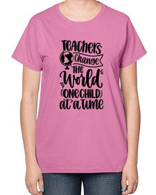 Teachers Change The Style 1473# - teacher-  Ladies T-Shirt