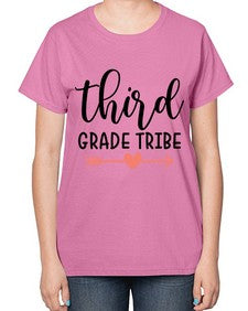 Third Grade Tribe 979# - third grade-  Ladies T-Shirt