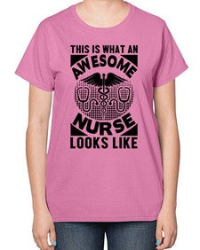 This is what an Style 1549# - nurse-  Ladies T-Shirt