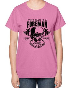 This man is 1166# - skull and bones-  Ladies T-Shirt
