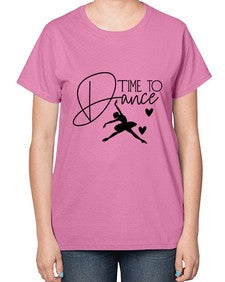 Time to dance 200# - ballet-  Ladies T-Shirt
