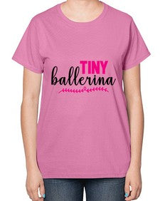 Tiny ballerina 202# - ballet-  Ladies T-Shirt