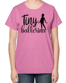 Tiny ballerina 205# - ballet-  Ladies T-Shirt