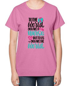 To The World You Style Style 1577# - nurse-  Ladies T-Shirt