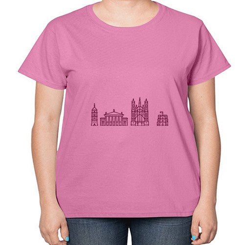 Vilnius 2080# - cities-  Ladies T-Shirt
