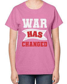 War has changed 52# - video games-  Ladies T-Shirt