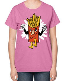 Weekend is near 265# - cartoon general-  Ladies T-Shirt