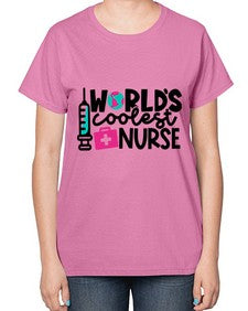 Worlds Coolest Nurse Style Style 1660# - nurse-  Ladies T-Shirt