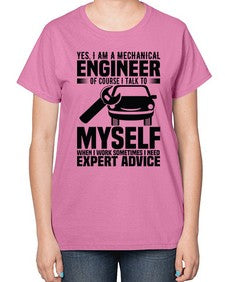 Yes I Am A Mechanical Style 1671# - engineer-  Ladies T-Shirt