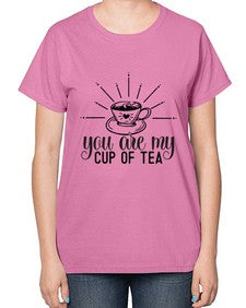 You Are My Cup Of Tea 1265# - funny-  Ladies T-Shirt