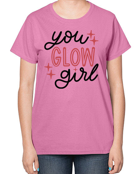 You Glow Girl Style 5# -makeup  Ladies T-Shirt