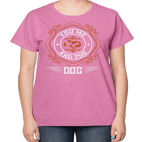 You Me And The Dogs Style 134# - dogs-  Ladies T-Shirt