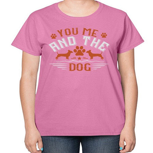 You Me And The Dogs Style 136# - dogs-  Ladies T-Shirt