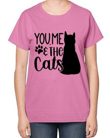 You Me The Cat Style 110# - cats-  Ladies T-Shirt