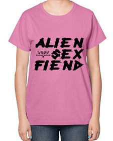 alien sex fiend 55# - ufo-  Ladies T-Shirt