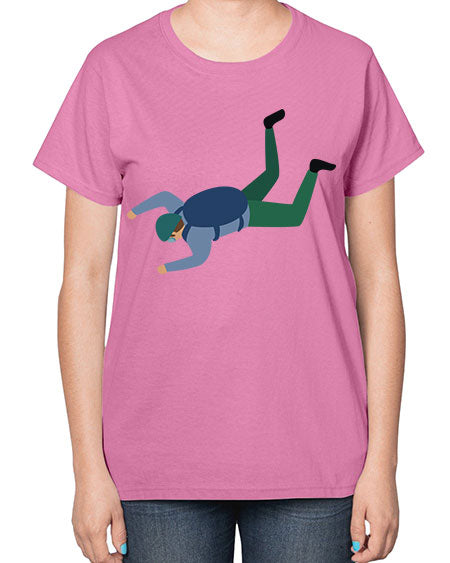 all in one 01# - parachute-  Ladies T-Shirt
