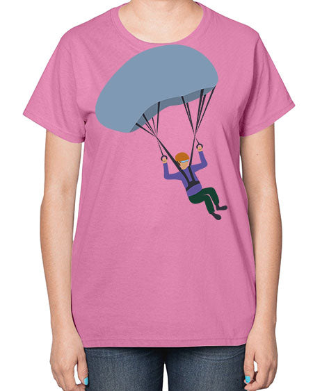 all in one 06# - parachute-  Ladies T-Shirt
