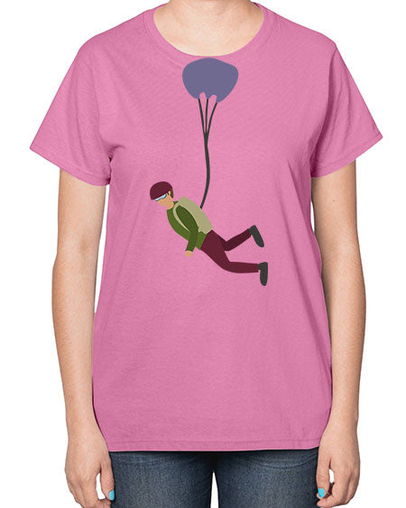 all in one 09# - parachute-  Ladies T-Shirt