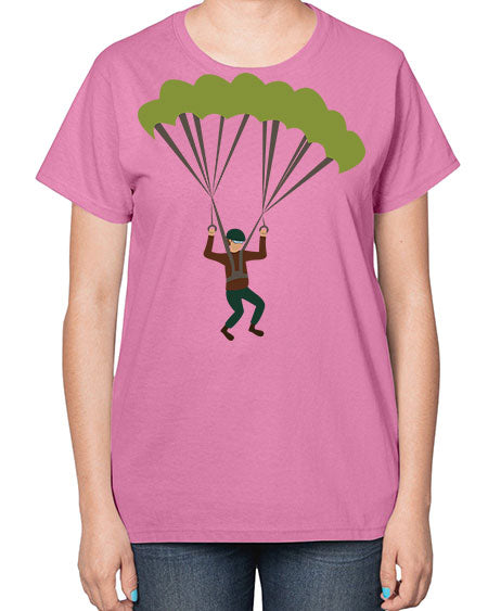 all in one 11# - parachute-  Ladies T-Shirt