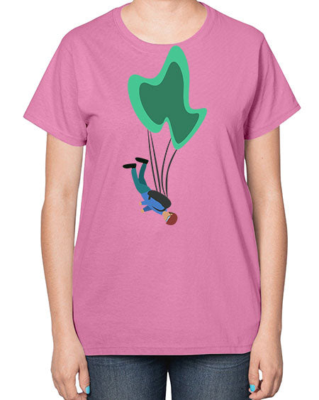 all in one 12# - parachute-  Ladies T-Shirt