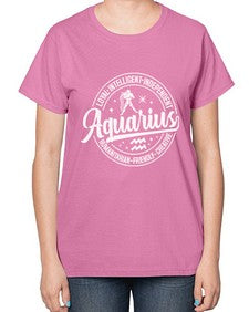 aquarius 77# - aquarius-  Ladies T-Shirt