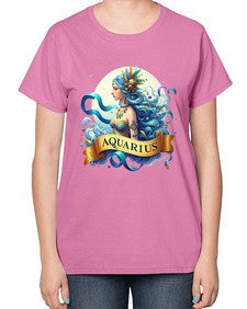 aquarius 84# - aquarius-  Ladies T-Shirt