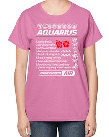 aquarius 85# - aquarius-  Ladies T-Shirt