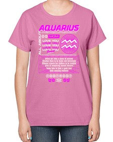 aquarius 86# - aquarius-  Ladies T-Shirt