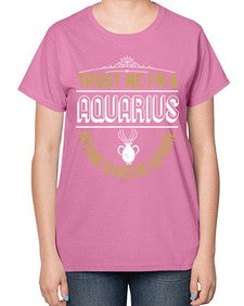 aquarius 87# - aquarius-  Ladies T-Shirt
