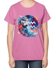 aquarius 90# - aquarius-  Ladies T-Shirt