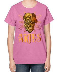 aries 14# - aries-  Ladies T-Shirt