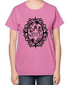 bad witch 52# - witch-  Ladies T-Shirt
