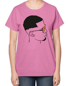 beardman 57# - black boys or men-  Ladies T-Shirt
