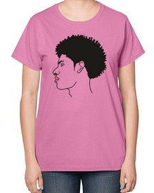 beardman 58# - black boys or men-  Ladies T-Shirt