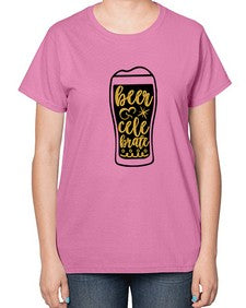 beer celebrate 643# - beer-  Ladies T-Shirt