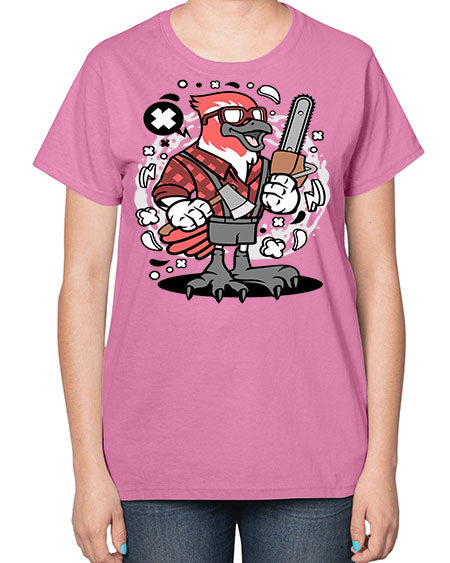 bird lumberjack 17# - birds-  Ladies T-Shirt