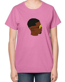 black man 27# - black boys or men-  Ladies T-Shirt