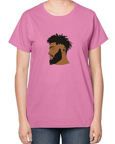 black man style 3# - black boys or men-  Ladies T-Shirt