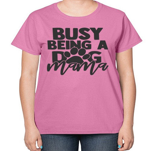 busybeingadogmama 68# - dogs-  Ladies T-Shirt