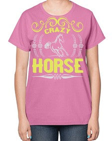 crazy horse Style 9# - horse-  Ladies T-Shirt