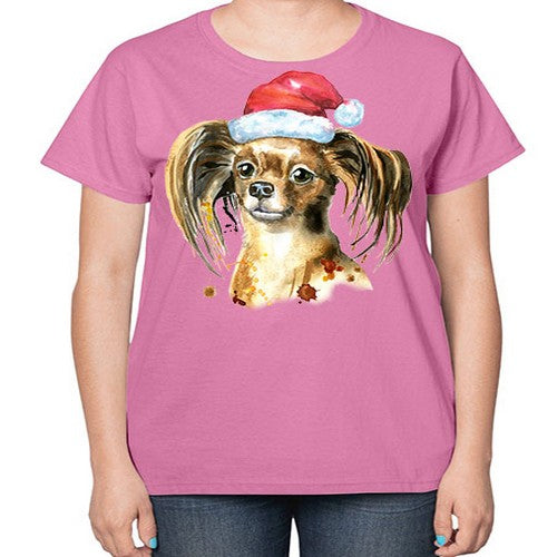 dog hat 100# - dogs-  Ladies T-Shirt