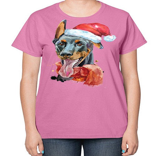 dog hat 106# - dogs-  Ladies T-Shirt
