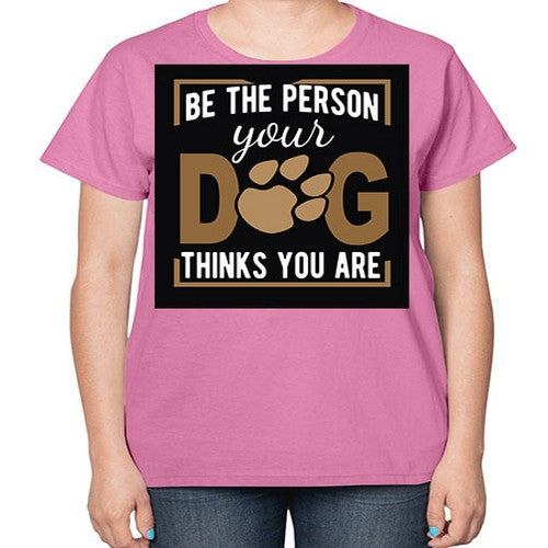 dog with backround png 94# - dogs-  Ladies T-Shirt