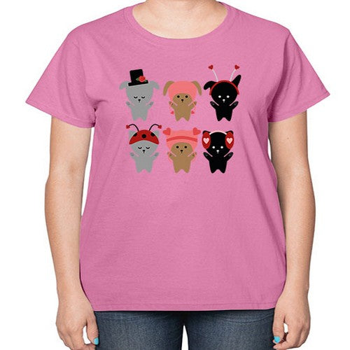 dogs 138# - dogs-  Ladies T-Shirt