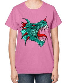 dragon 174# - dragon-  Ladies T-Shirt